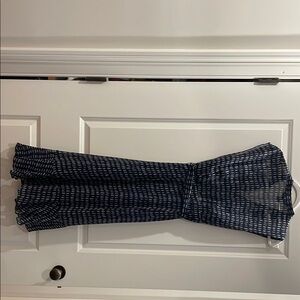 Club Monaco Navy and White Dress